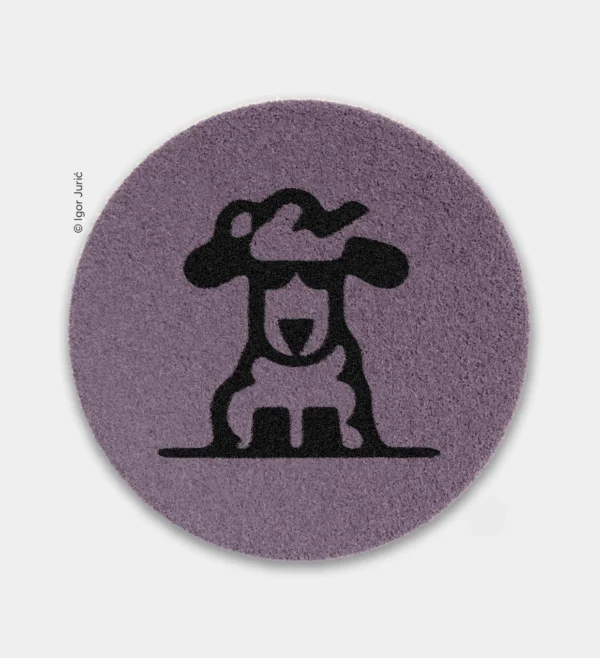 DJ DOG MAT - vunena podloga za pse s ritmom 100% ovčja vuna SAGA