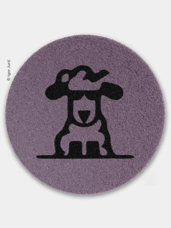 DJ DOG MAT - vunena podloga za pse s ritmom 100% ovčja vuna SAGA