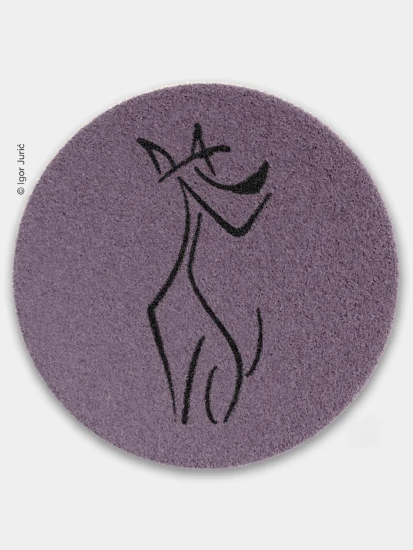 Fiffi DOG MAT - elegantna vunena podloga za pudlice i maltezere SAGA