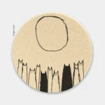 Gang CAT MAT - okrugla vunena podloga za mačke SAGA kolekcija