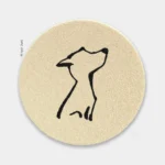 Hoću keks DOG MAT - okrugla vunena podloga za pse koji traže SAGA