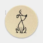 Njoki doma DOG MAT - okrugla vunena podloga za kućne ljubimce SAGA