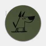 Nosua njuši DOG MAT - okrugla vunena podloga za znatiželne pse SAGA