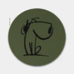 Šime sjedne DOG MAT - okrugla vunena podloga za poslušne pse SAGA