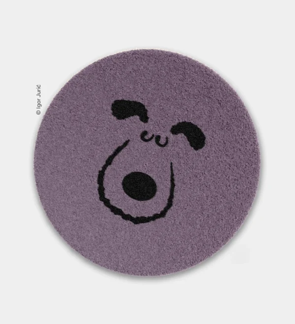 Ziggy ne DOG MAT - okrugla vunena podloga za tvrdoglave pse SAGA