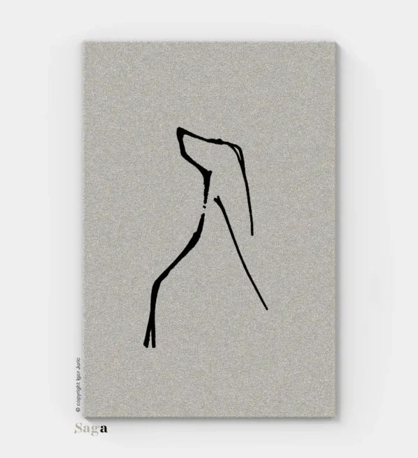 Pas na DOG MAT vunenom tepihu - prirodna podloga bez mikroplastike SAGA