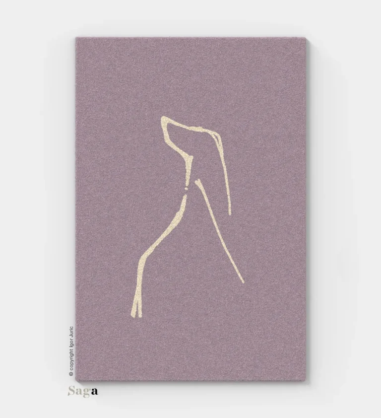 DOG MAT okrugla vunena podloga - 2 cm debela ovčja vuna za pse SAGA