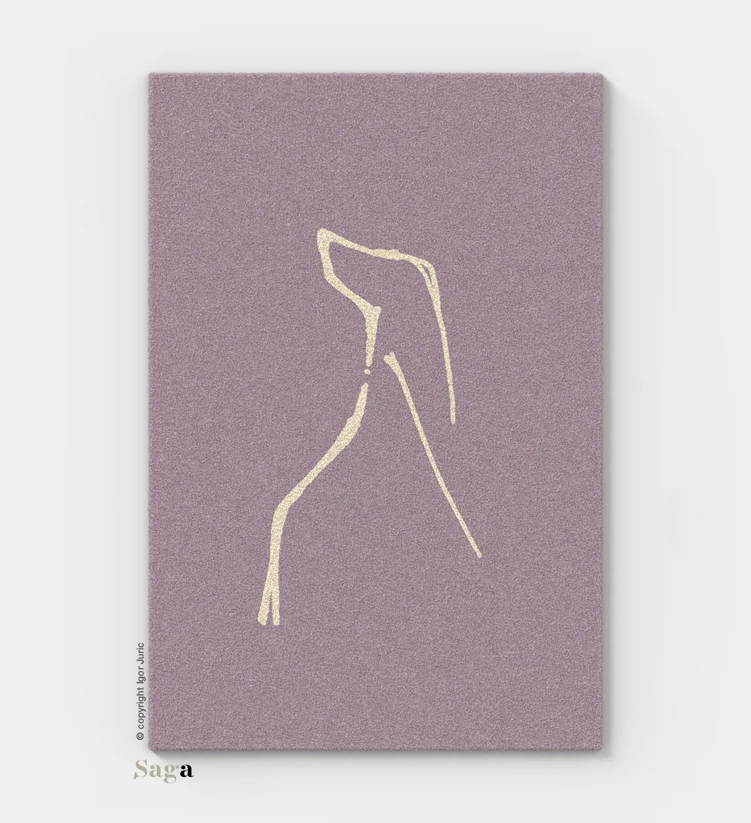 DOG MAT okrugla vunena podloga - 2 cm debela ovčja vuna za pse SAGA