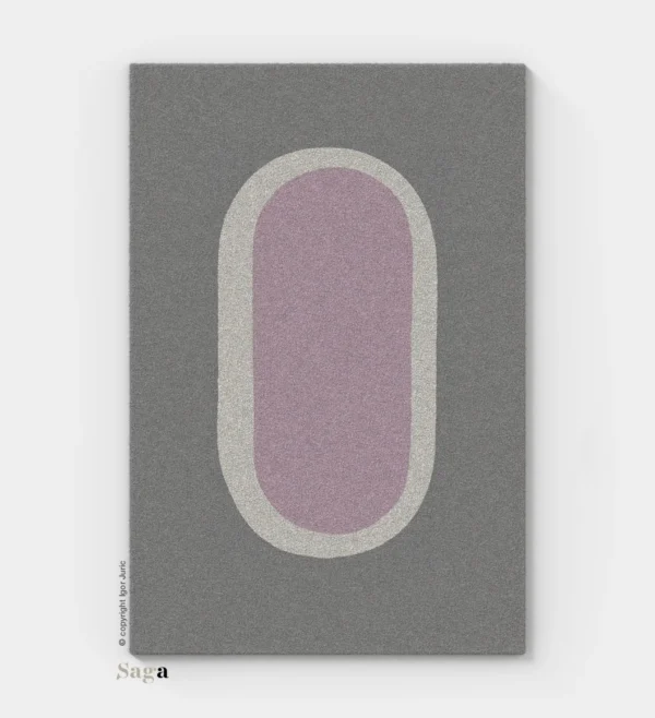 Forever Modern vuneni tepih siva varijanta - moderan dizajn od ovčje vune | SAGA