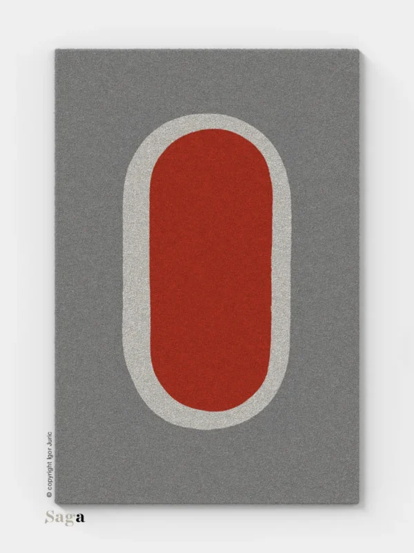 Forever Modern vuneni tepih zelena varijanta - suvremeni dizajn od vune | SAGA