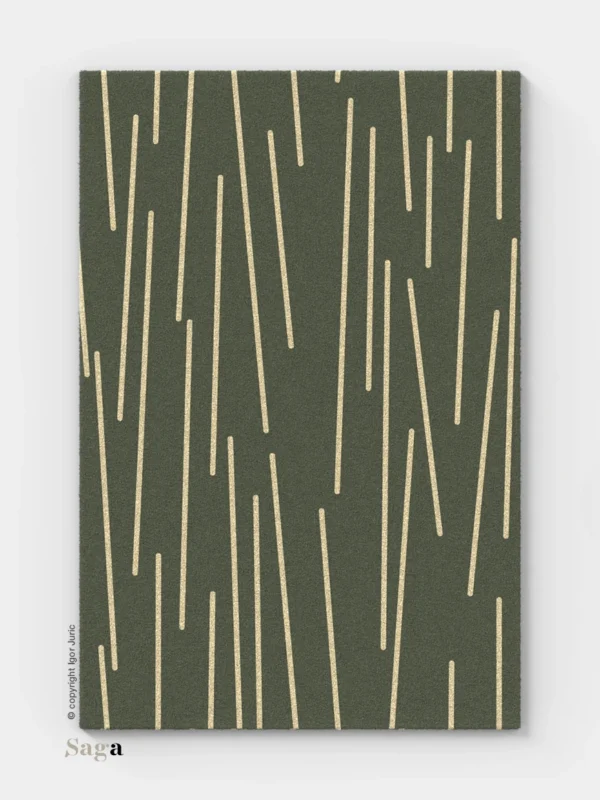 Tepisi Zagreb model Lonja Spring: 100% ovčja vuna i 100% dizajn. Ručno taftani vuneni tepih debljine 20 mm, proljetne boje za osvježenje prostora.