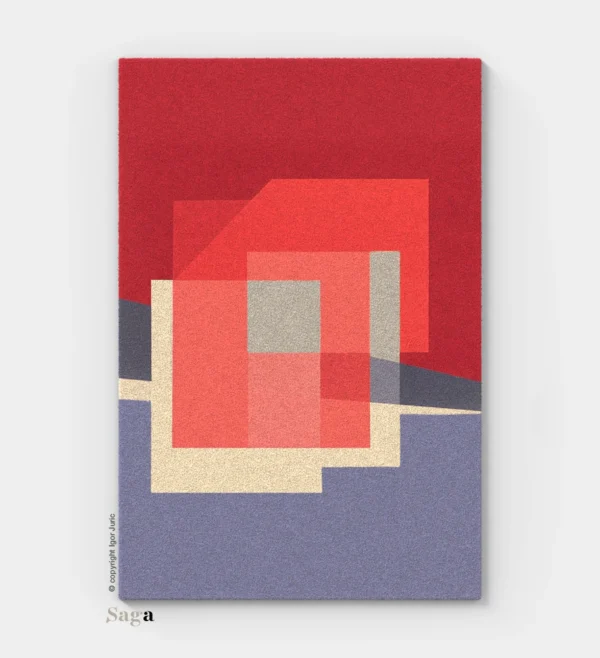 Tepisi Zagreb model Rovinj: 100% ovčja vuna i 100% dizajn. Ručno taftani vuneni tepih debljine 20 mm, inspiriran istarskim gradom. Obalna elegancija.