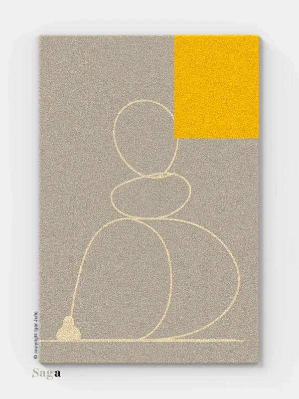 Tepisi Zagreb model Snowy: 100% ovčja vuna i 100% dizajn. Ručno taftani vuneni tepih debljine 20 mm, bijelih tonova za minimalistički interijer.