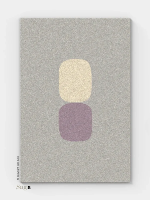 ICP vuneni tepih - industrijski dizajn roza varijanta od ovčje vune | SAGA