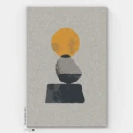 Stonemoon vuneni tepih zelena varijanta - kameni motiv od ovčje vune | SAGA