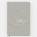 Two vuneni tepih siva varijanta - geometrijski dizajn od ovčje vune | SAGA