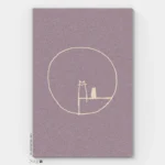 Two vuneni tepih roza varijanta - dualni dizajn od 100% ovčje vune | SAGA