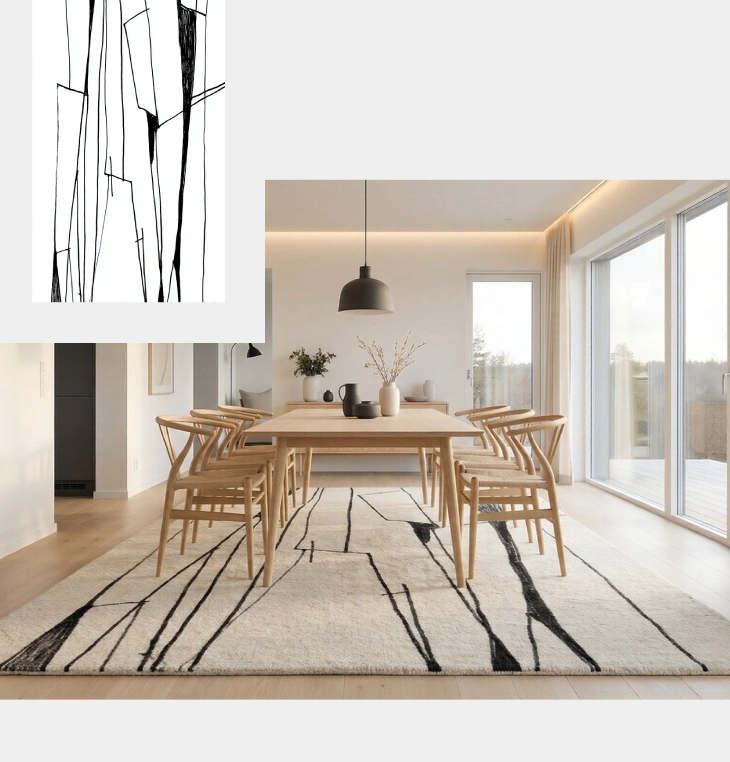 Premium vuneni tepisi Zagreb | 2 cm debljina | 100% vuna 100% dizajn | Po mjeri | SAGA Tepisi Zagreb